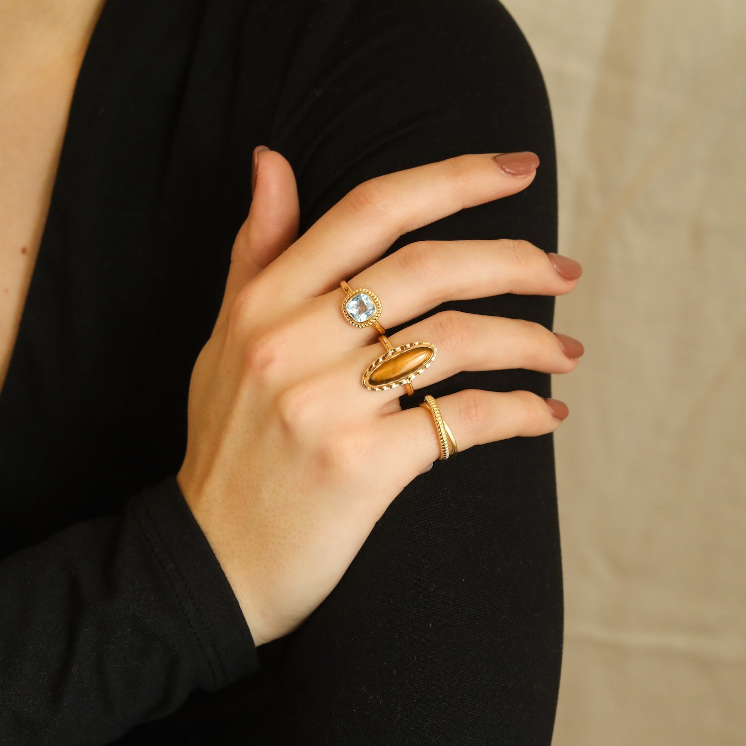 Vic Tiger's Eye ring