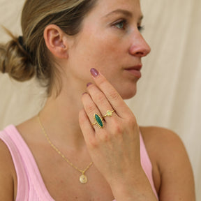 October opal - Birthstone ring